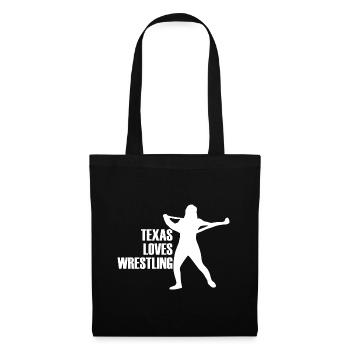 Texas wrestling design for proud Texas fans - Tote Bag - black - Front