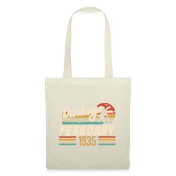 Vintage Born February 1935 89th Birthday Gift - Tote Bag - nature - Front