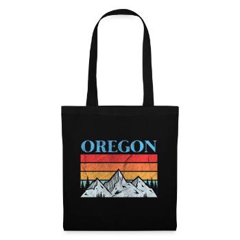 Oregon Nature Design für stolze Oregonier - Stoffbeutel - Schwarz - Vorne