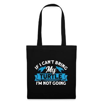 Turtle husbandry Turtle lovers of the sea - Tote Bag - black - Front