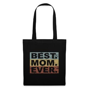 Maman Cadeau Fête des Mères - Sac en tissu - noir - Devant