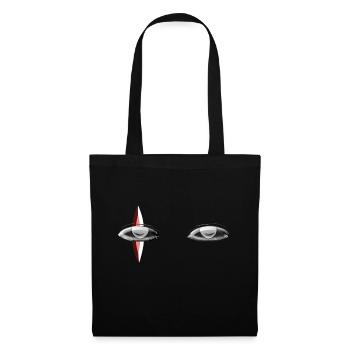 eye eye red symbol - Tote Bag - black - Front