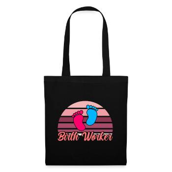 LD Work Obstetrician Obstetrician Gift - Sac en tissu - noir - Devant