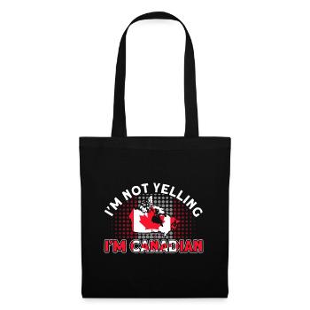 Canadian Flag Canadian Roots Gift - Tote Bag - black - Front