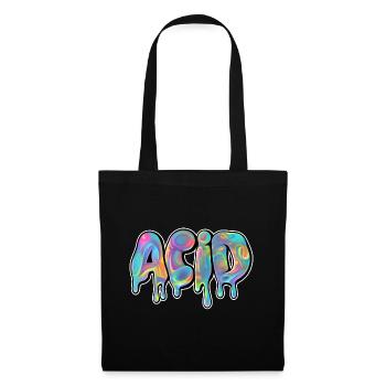 ACID DRIPPY - Stoffbeutel - Schwarz - Vorne