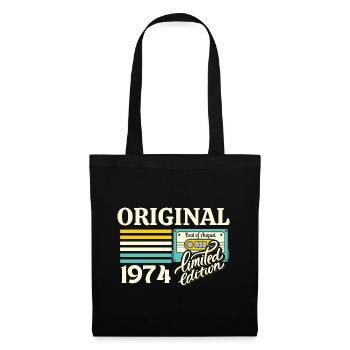 Cassette 50ème Anniversaire Août 1974 Millésime - Sac en tissu - noir - Devant