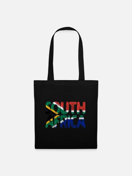 South Africa South Africa flag Africa vacation travel - Tote Bag - black