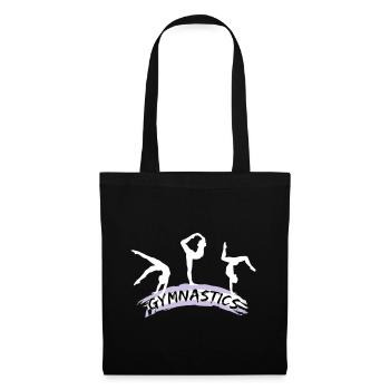 Gymnastics, gymnasts - Tote Bag - black - Front