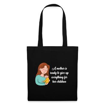 Loving design for Mother's Day - Tote Bag - black - Front