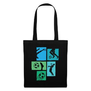 Football, Club d’équipe sportive, Équipe - Sac en tissu - noir - Devant