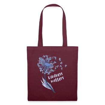 Kindness matters - Tote Bag - burgundy - Front