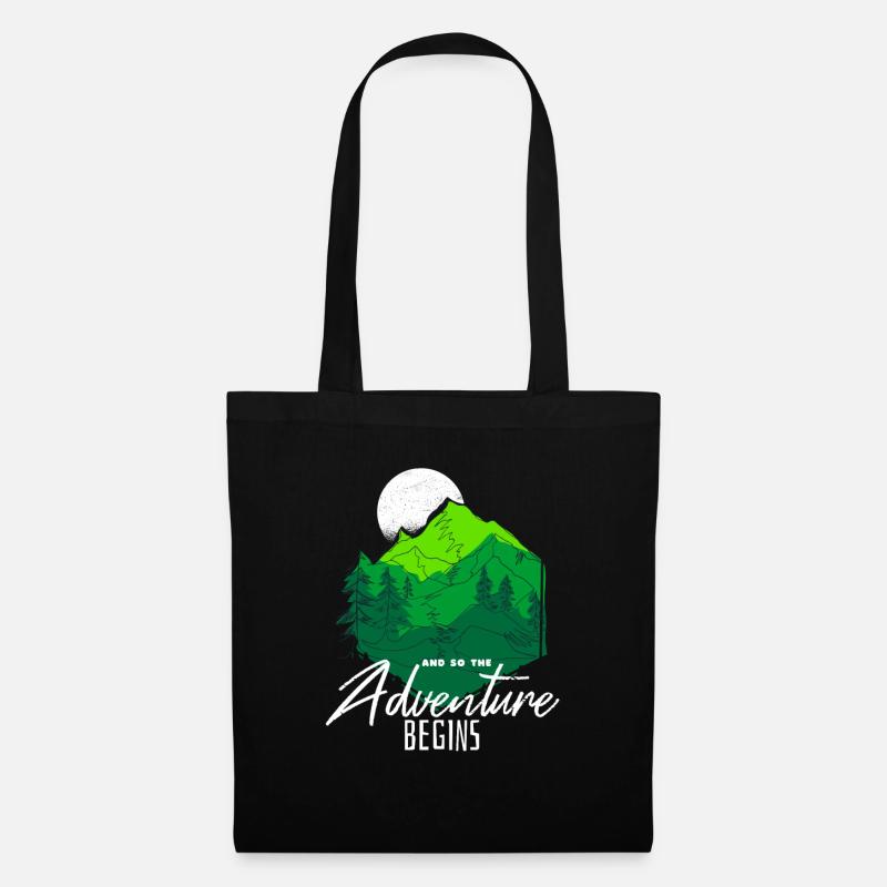 et c’est ainsi que l’aventure commence - Sac en tissu - noir