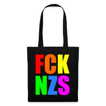 Fck nzs - Stoffbeutel - Schwarz - Vorne