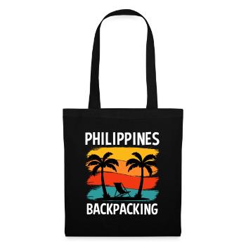 Backpacking Backpacker Philippines Backpack Travel - Tote Bag - black - Front