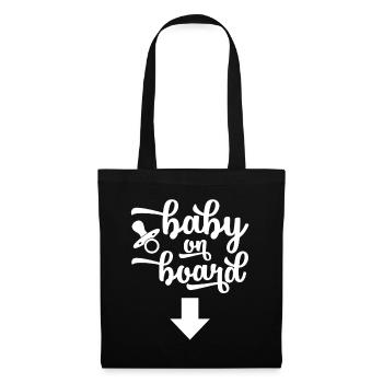 Baby Or Board - Tote Bag - black - Front