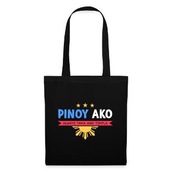 Blague de Pinoy Ako pour les Américains d’origine philippine - Sac en tissu - noir - Devant