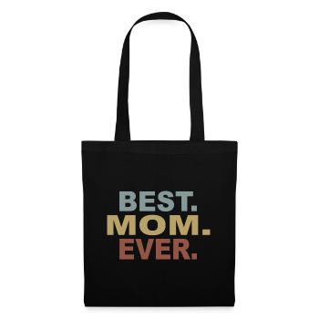 Maman Cadeau Fête des Mères - Sac en tissu - noir - Devant