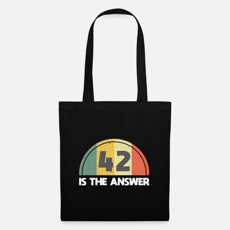 Réponse 42 - Sac en tissu - noir