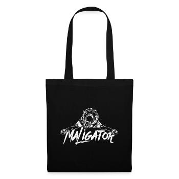 Maligator - Belgian Malinois Wilsigns - Stoffbeutel - Schwarz - Vorne