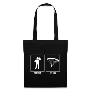 Your Son - My Son - Paragliding Rechtsd - Tote Bag - black - Front