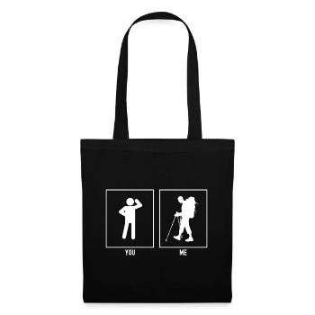 Vous - Moi - Randonnée Lourde - Sac en tissu - noir - Devant