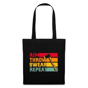 Professional axe throwing competitions in axe throwing - Tote Bag - black - Front