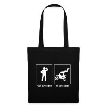 Votre ami - Mon ami - Motorcycle Extreme - Sac en tissu - noir - Devant