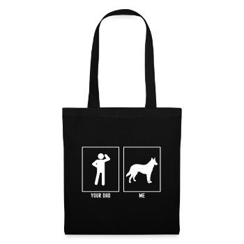 Your father - I - dog is waiting for patient - Tote Bag - black - Front