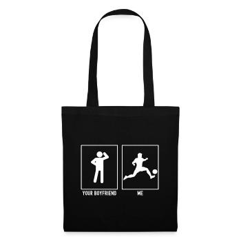 Your Friend - Me - Professional Soccer Kick - Tote Bag - black - Front