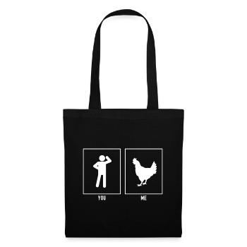 You - I - Farm Chicken - Tote Bag - black - Front