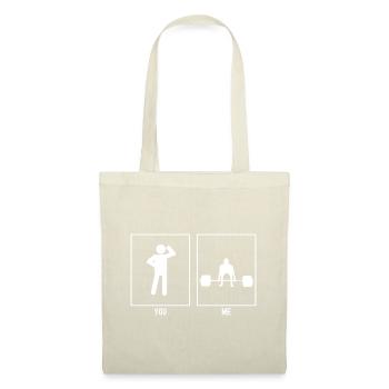 Vous - Moi - Fitness Lift - Sac en tissu - nature - Devant