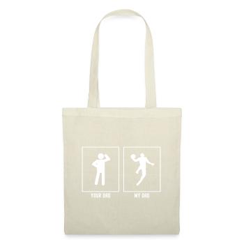 Ton père - Mon père - Basketball Slam Dunk - Sac en tissu - nature - Devant