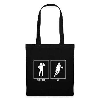 Your Father - Me - Slow Dribbling - Tote Bag - black - Front