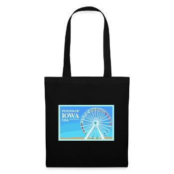 Design Fil-Am de l’Iowa pour Proud Pinoys - Sac en tissu - noir - Devant