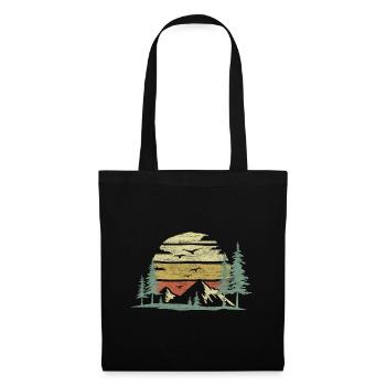 Nature Hiking Mountain - Sac en tissu - noir - Devant