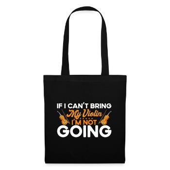 Orchestra Violin Playing Violin Gift - Tote Bag - black - Front