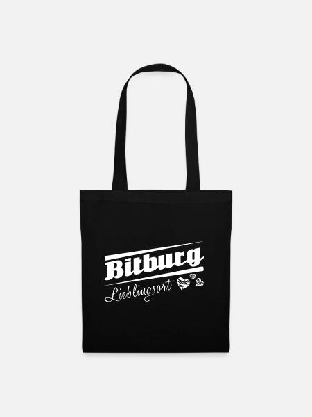 Bitburg - Lieblingsort mit Stadtnamen - Stoffbeutel - Schwarz
