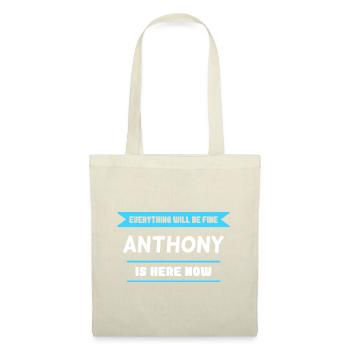 Anthony Name Saying für stolze Anthonys - Stoffbeutel - Natur - Vorne