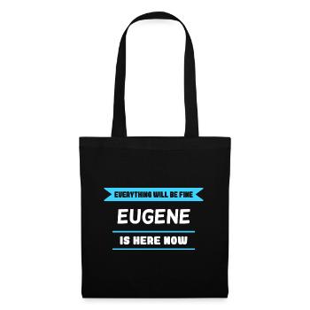Eugene Name Spruch für stolze Eugene - Stoffbeutel - Schwarz - Vorne