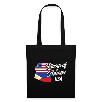 Filipinos of Arizona Design für stolze Fil-Ams - Stoffbeutel - Schwarz - Vorne