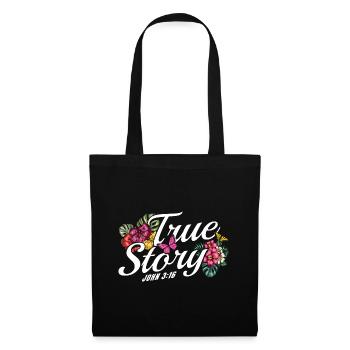 Christian Inspirational Jesus God Gift - Tote Bag - black - Front
