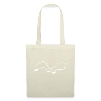hearts pattern wave line curve - Tote Bag - nature - Front