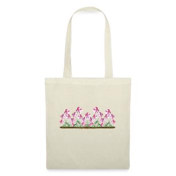 fleurs roses scintille plante symbole de la nature - Sac en tissu - nature - Devant