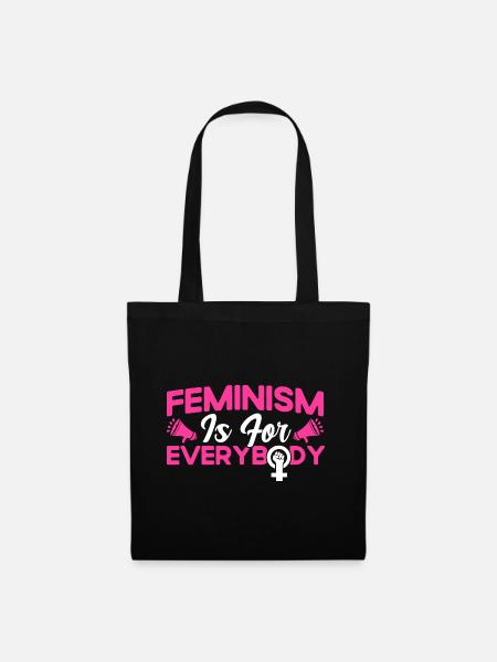 Rechte der Frauen Feministisch Ermächtigung Gesche - Stoffbeutel - Schwarz