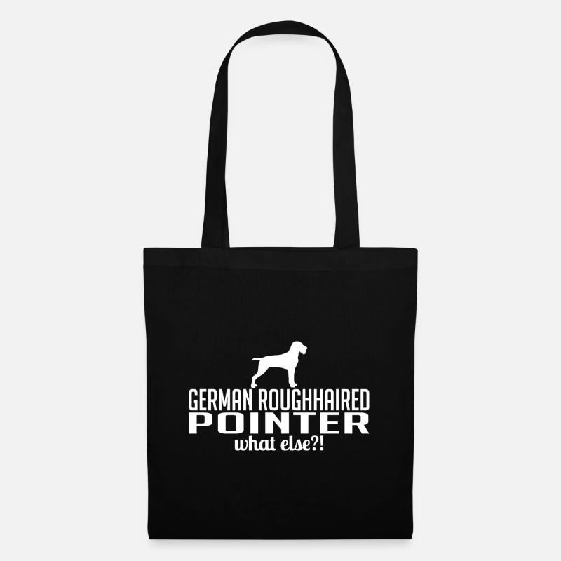 GERMAN ROUGHHAIRED POINTER what else Hund Wilsigns - Stoffbeutel - Schwarz