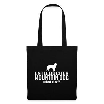 Entlebucher Mountain Dog quoi d’autre Hundespruch - Sac en tissu - noir - Devant