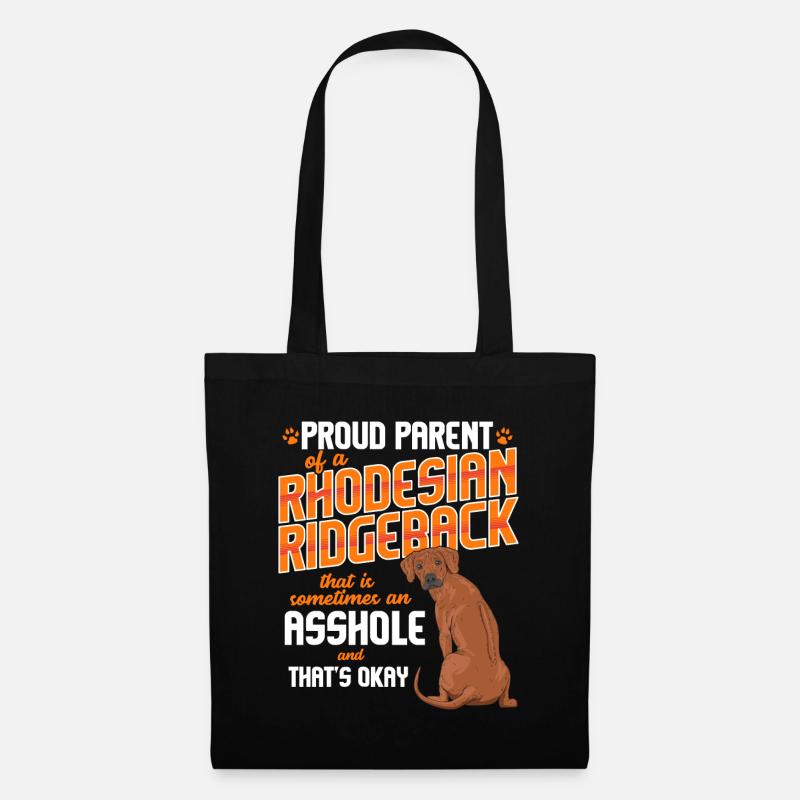 Rhodesian Ridgeback - Stoffbeutel - Schwarz