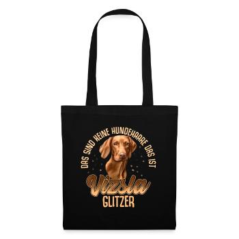 Vizsla Hund Hunderasse Geschenk - Stoffbeutel - Schwarz - Vorne