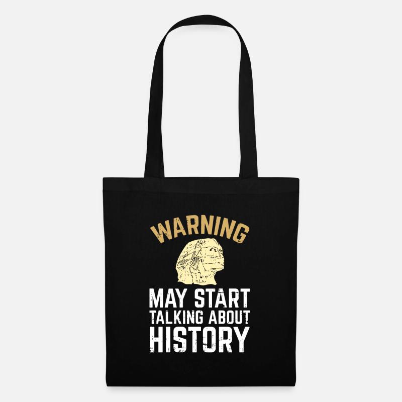 Professeur d'histoire - Sac en tissu - noir