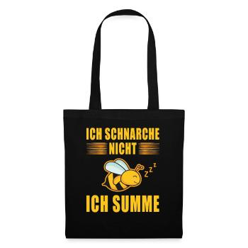 Bee bees sleep i don't snore i sum - Tote Bag - black - Front
